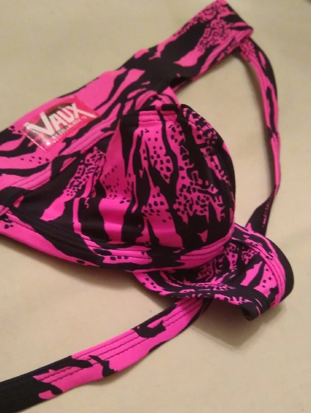 Vaux Pink & Black Jockstrap
